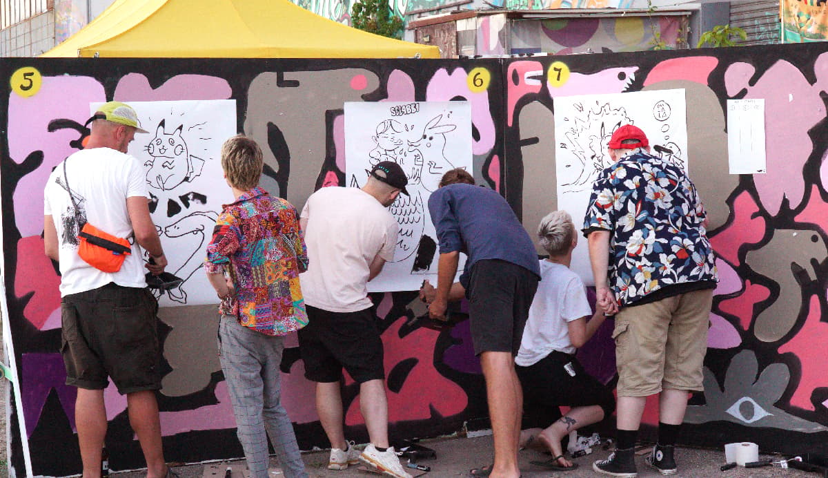 Artbattle SketchJam Dortmund Festival